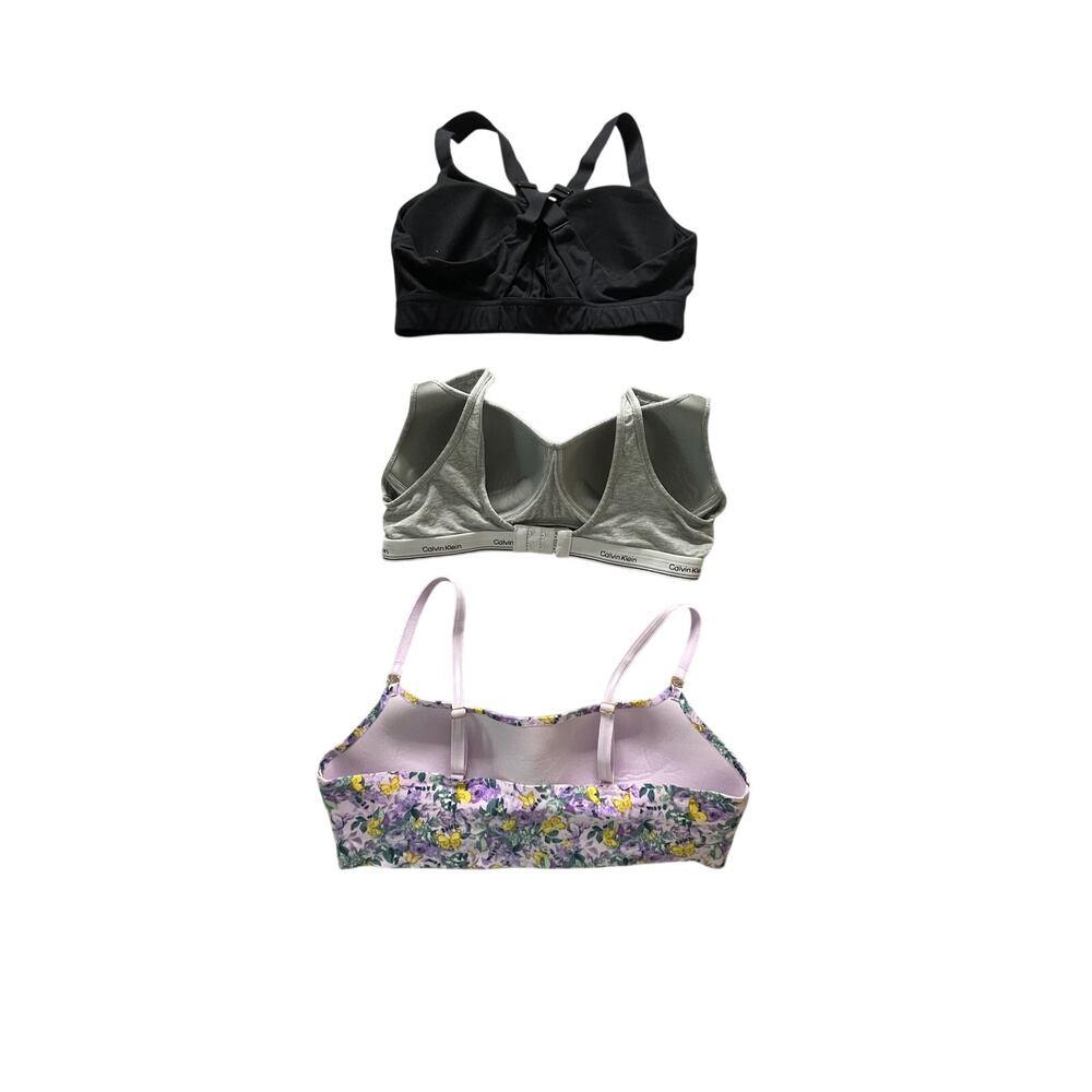Bra Bundle 3pk Women's L Under Armour Victoria’s Secret Calvin Klein Sporty GUC - Picture 2 of 3